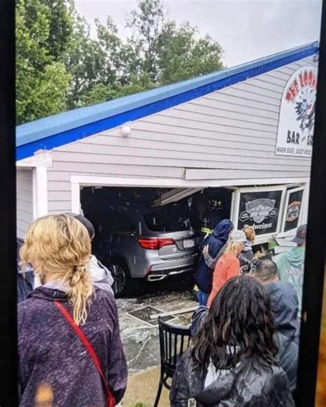 Car crashes into a New Hampshire restaurant and injures several customers, fire department says